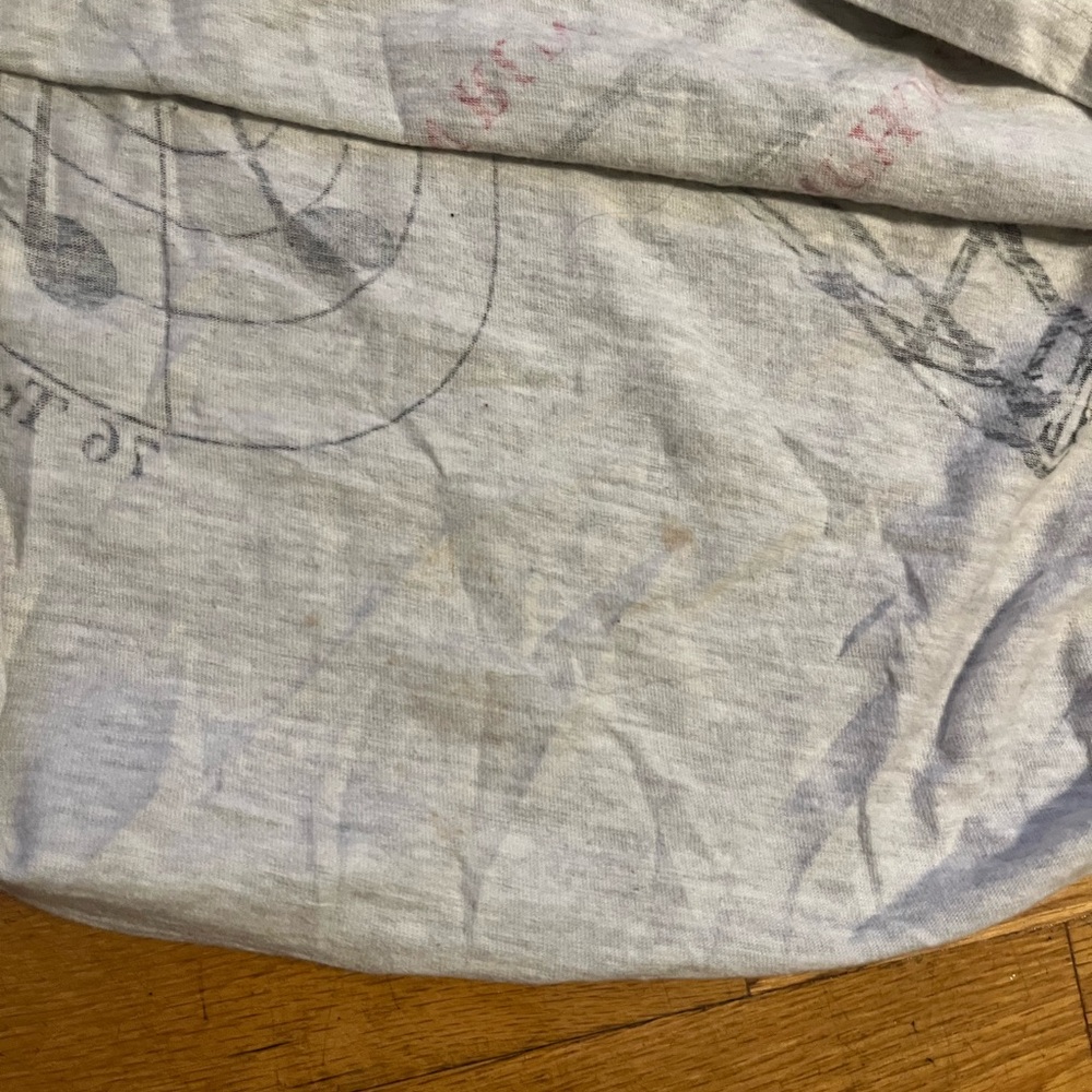 Vintage gray white heather crewneck Honolulu fun run tee one size - Picture 10 of 10